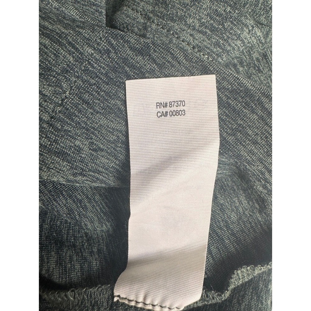 Alo Yoga Mens Conquer Hoodie XL Green Heathered Pullover Stretch RN87370 - Picture 6 of 7
